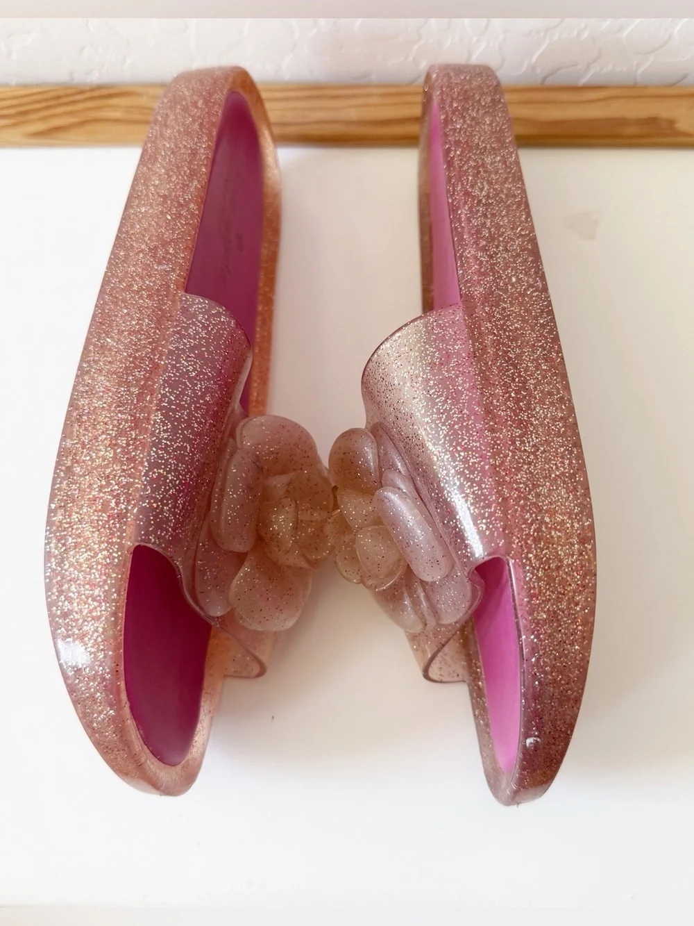 Kate Spade Splash Glitter Jelly Slides